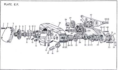 Nortlon DOHC LS Cambox Exploded Drawing